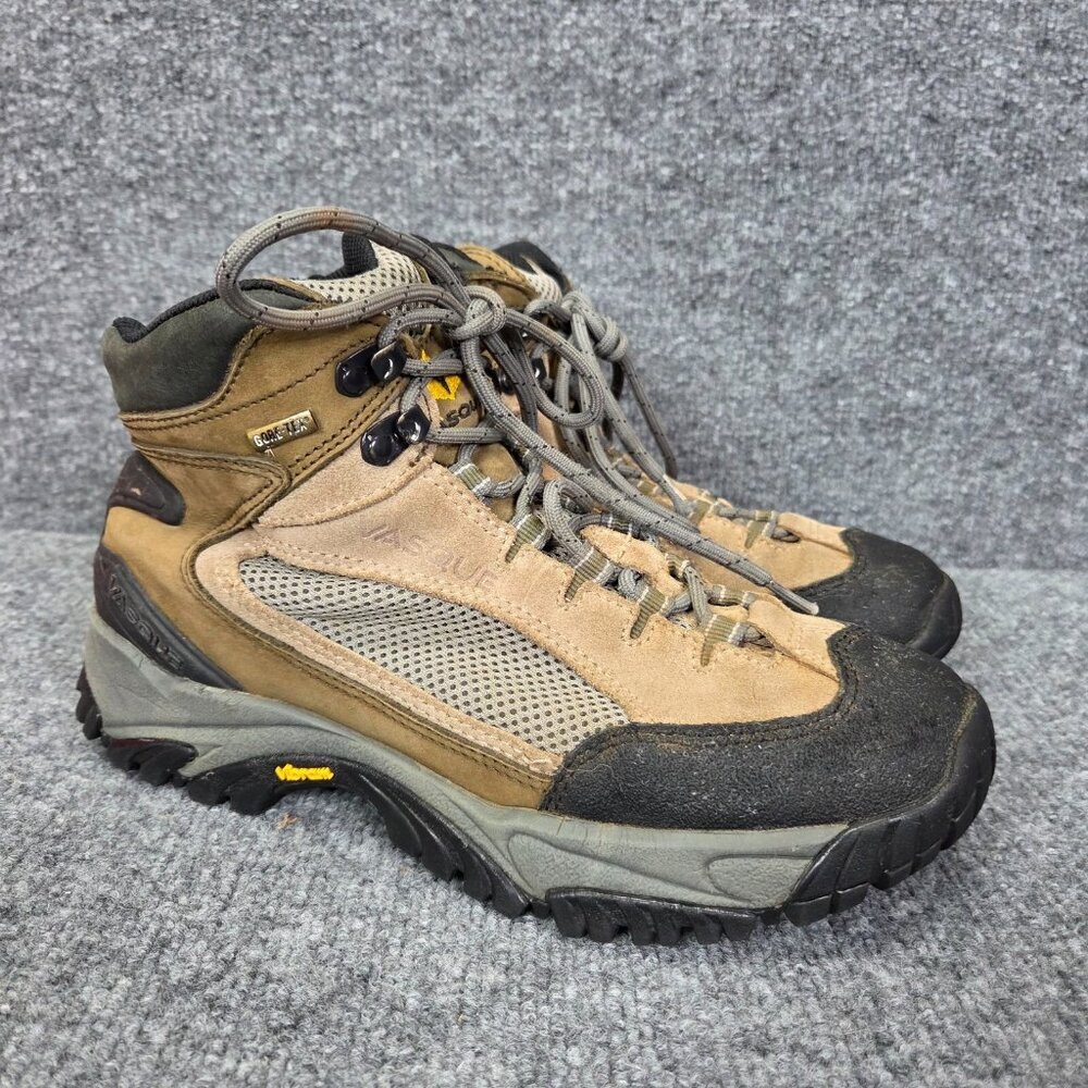 Womens VASQUE Mica‎ II 7435 Gore-Tex Hiking Boots Brown Size 9.5 Leather Shoes